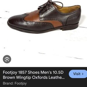 FootJoy Men's Two-Tone Leather Oxfords